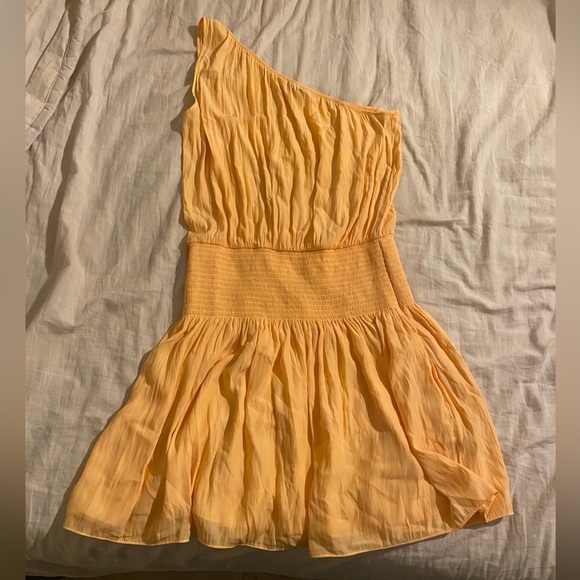 Ramy Brook Lilah One Shoulder Mini Dress in Sherbert (2) - Picture 8 of 10